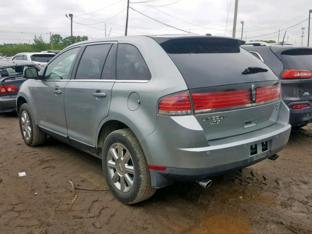 2LMDU88C07BJ27911 - 2007 LINCOLN MKX GRAY photo 3