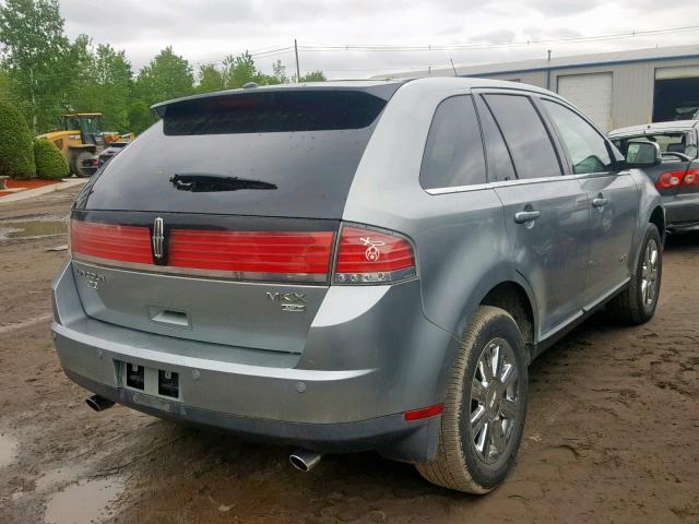 2LMDU88C07BJ27911 - 2007 LINCOLN MKX GRAY photo 4