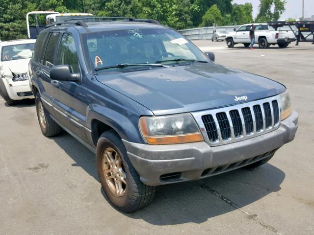 1J4GW48S42C168620 - 2002 JEEP GRAND CHER BLUE photo 1