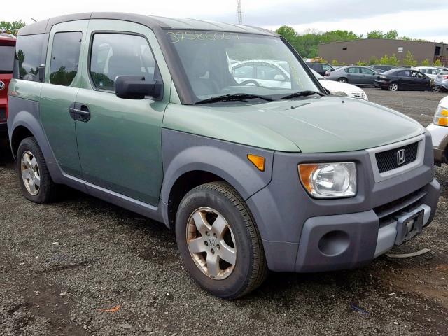 5J6YH275X3L051494 - 2003 HONDA ELEMENT EX GREEN photo 1