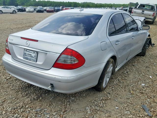 WDBUF56X07B002975 - 2007 MERCEDES-BENZ E 350 SILVER photo 4