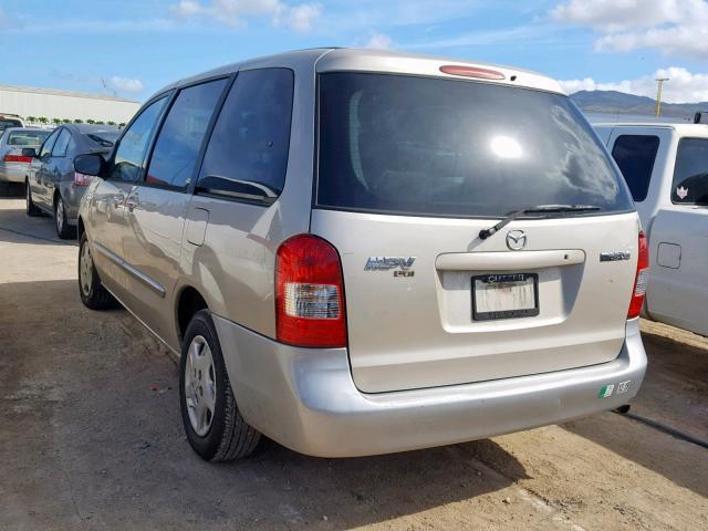 JM3LW28G1Y0156768 - 2000 MAZDA MPV WAGON TAN photo 3