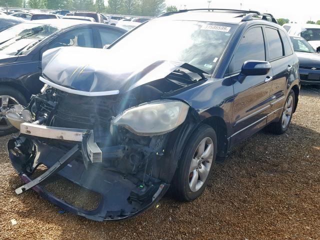 5J8TB18238A002531 - 2008 ACURA RDX BLUE photo 2