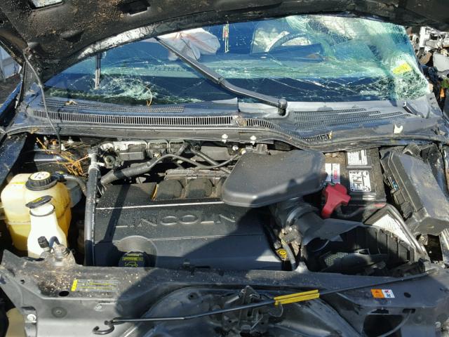 2LMDU88C39BJ01032 - 2009 LINCOLN MKX BLUE photo 7