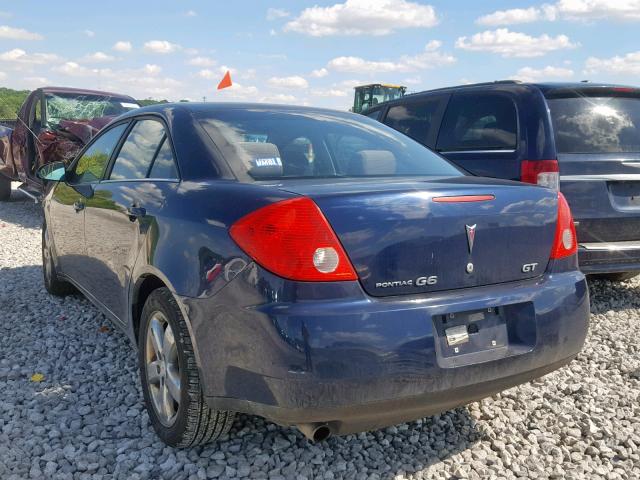 1G2ZH57N484131472 - 2008 PONTIAC G6 GT BLUE photo 3