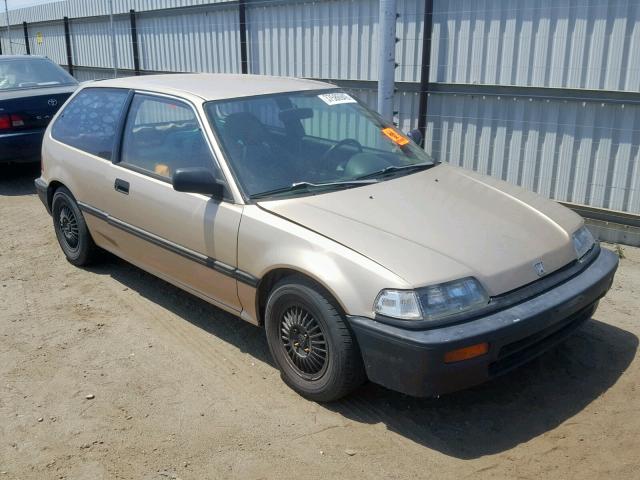 2HGED6351KH521619 - 1989 HONDA CIVIC DX GOLD photo 1