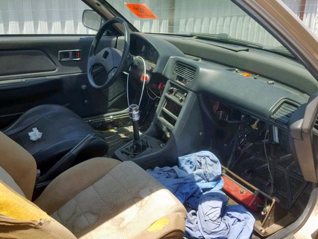 2HGED6351KH521619 - 1989 HONDA CIVIC DX GOLD photo 5