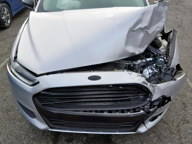 3FA6P0G77FR183789 - 2015 FORD FUSION S SILVER photo 7