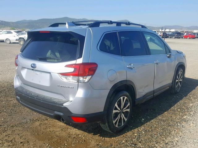 JF2SKASC2KH438234 - 2019 SUBARU FORESTER L SILVER photo 4