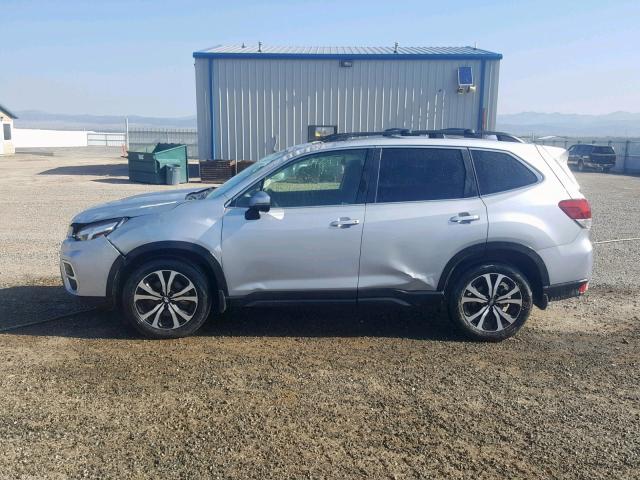 JF2SKASC2KH438234 - 2019 SUBARU FORESTER L SILVER photo 9