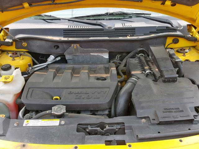 1B3HB48BX7D590657 - 2007 DODGE CALIBER SX YELLOW photo 7