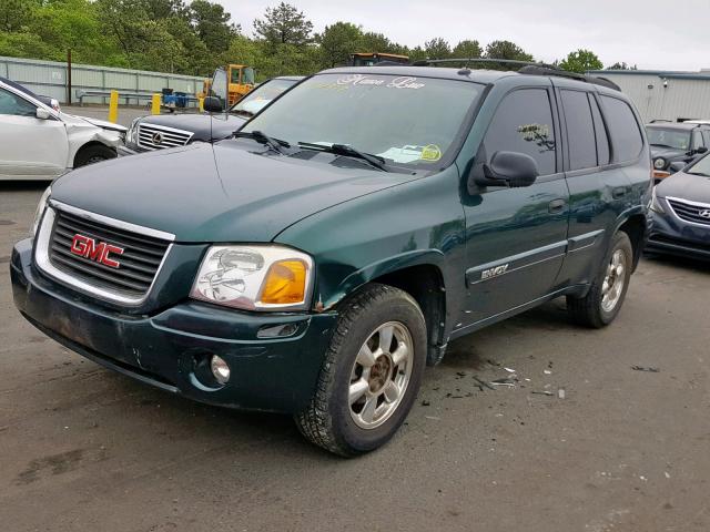 1GKDT13SX52154890 - 2005 GMC ENVOY GREEN photo 2