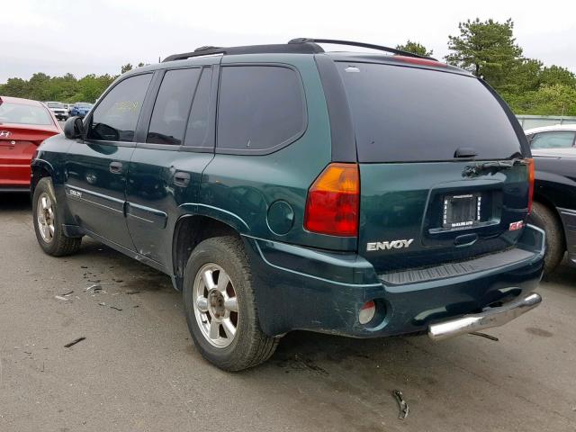 1GKDT13SX52154890 - 2005 GMC ENVOY GREEN photo 3