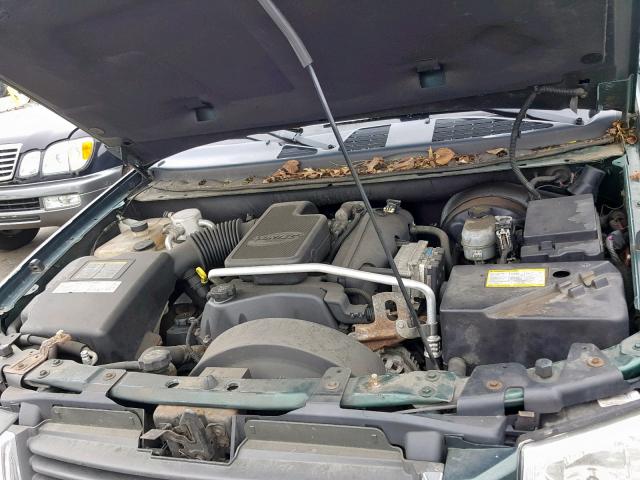 1GKDT13SX52154890 - 2005 GMC ENVOY GREEN photo 7