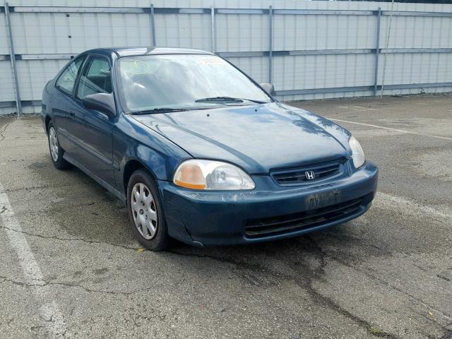 1HGEJ6224WL004159 - 1998 HONDA CIVIC DX GREEN photo 1