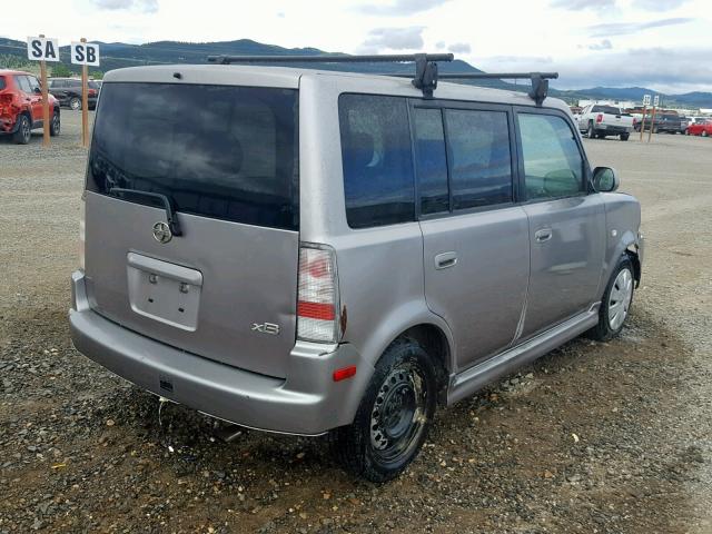 JTLKT334264044412 - 2006 TOYOTA SCION XB 银色 照片 4