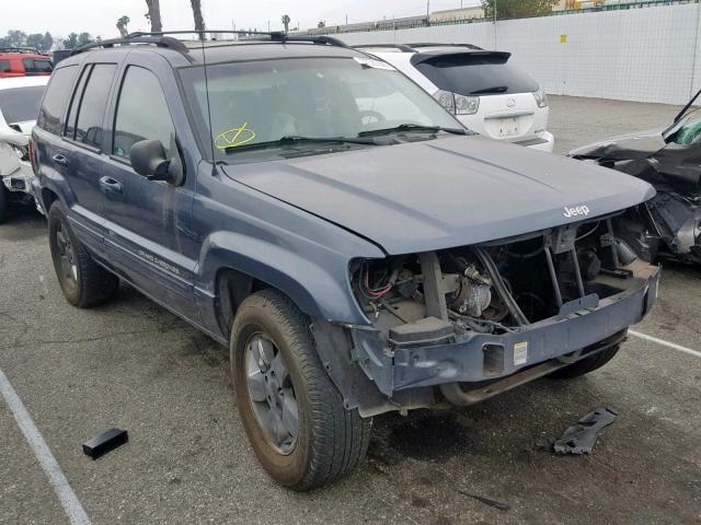 1J4GX58N11C637318 - 2001 JEEP GRAND CHER BLUE photo 1