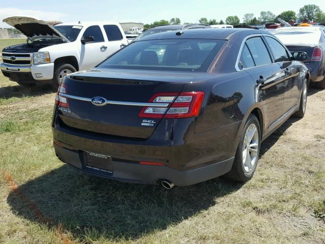 1FAHP2H87DG169911 - 2013 FORD TAURUS SEL BROWN photo 4