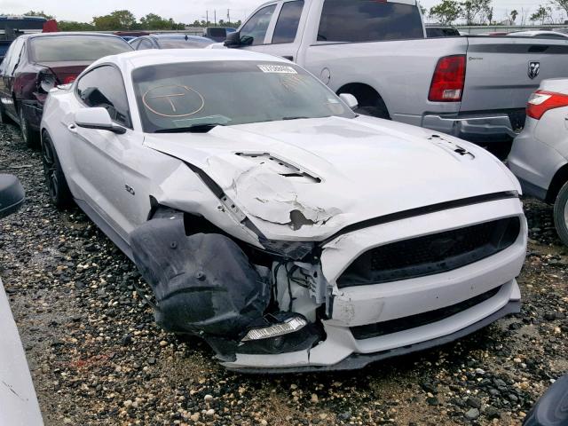 1FA6P8CF9F5391770 - 2015 FORD MUSTANG GT WHITE photo 9