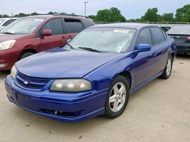 2G1WP521459228162 - 2005 CHEVROLET IMPALA SS BLUE photo 2