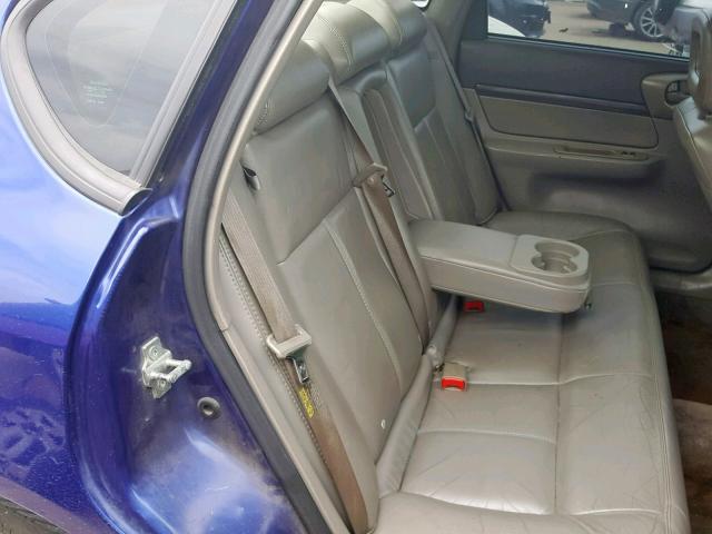 2G1WP521459228162 - 2005 CHEVROLET IMPALA SS BLUE photo 6