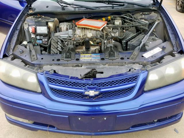 2G1WP521459228162 - 2005 CHEVROLET IMPALA SS BLUE photo 7