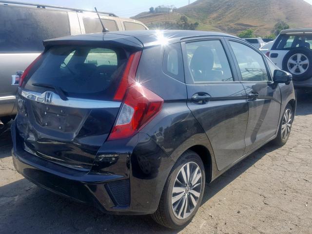 3HGGK5H89FM715706 - 2015 HONDA FIT EX BLACK photo 4