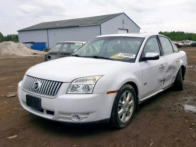 1MEHM42W68G625357 - 2008 MERCURY SABLE PREM WHITE photo 2