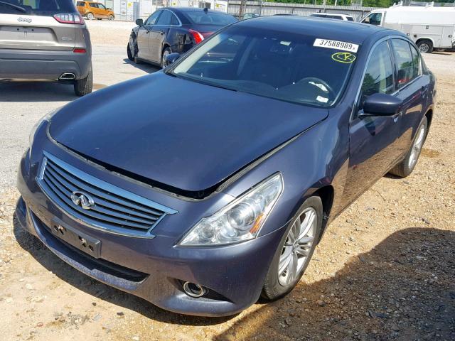 JN1CV6AR3BM406108 - 2011 INFINITI G37 GRAY photo 2