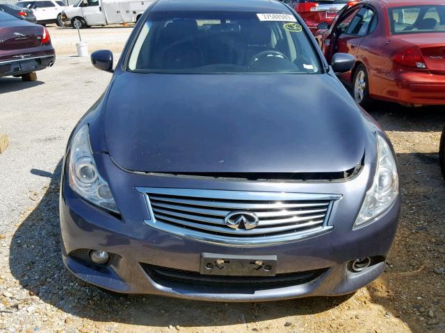 JN1CV6AR3BM406108 - 2011 INFINITI G37 GRAY photo 9