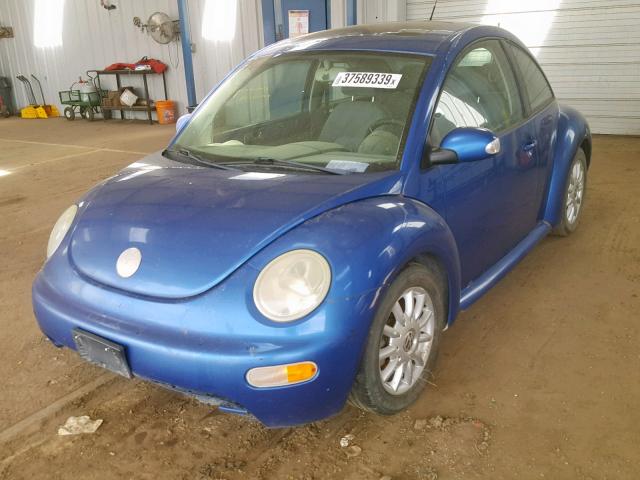 3VWCR31C14M418399 - 2004 VOLKSWAGEN NEW BEETLE ლურჯი ფოტო 2