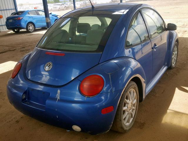 3VWCR31C14M418399 - 2004 VOLKSWAGEN NEW BEETLE ლურჯი ფოტო 4