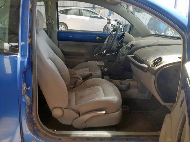 3VWCR31C14M418399 - 2004 VOLKSWAGEN NEW BEETLE ლურჯი ფოტო 5