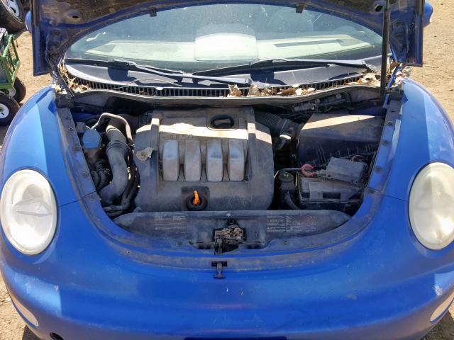 3VWCR31C14M418399 - 2004 VOLKSWAGEN NEW BEETLE ლურჯი ფოტო 7