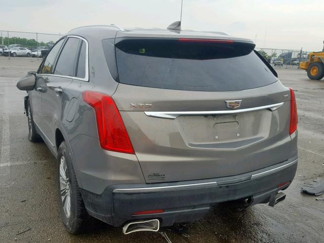 1GYKNCRS8JZ119910 - 2018 CADILLAC XT5 LUXURY GRAY photo 3