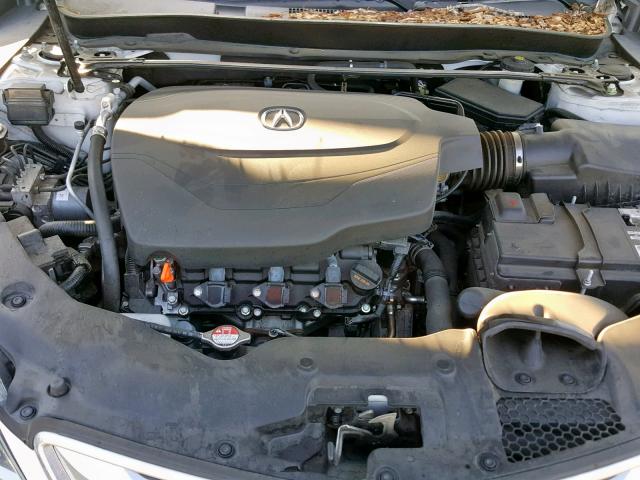 19UUB2F53GA001305 - 2016 ACURA TLX TECH WHITE photo 7