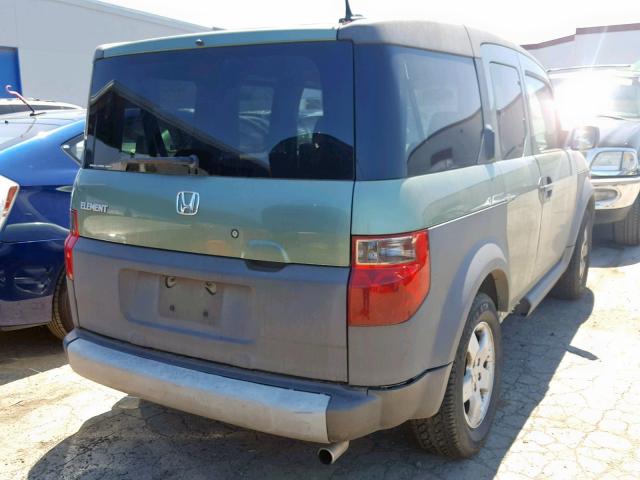 5J6YH28625L020590 - 2005 HONDA ELEMENT EX GREEN photo 4