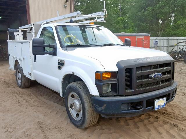 1FDWF30528EC54812 - 2008 FORD F350 SRW S WHITE photo 1