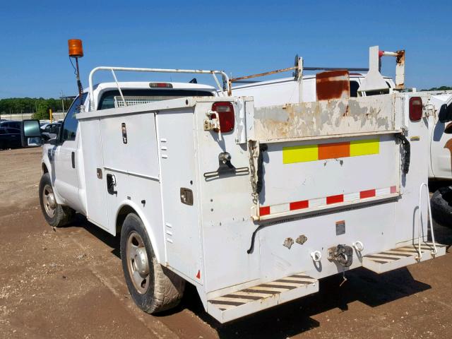 1FDWF30568ED00304 - 2008 FORD F350 SRW S WHITE photo 3