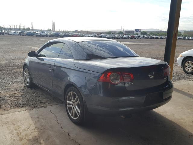 WVWFA71F98V013847 - 2008 VOLKSWAGEN EOS LUX 灰色 照片 3