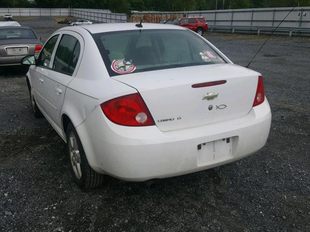 1G1AT58H197177513 - 2009 CHEVROLET COBALT LT WHITE photo 3