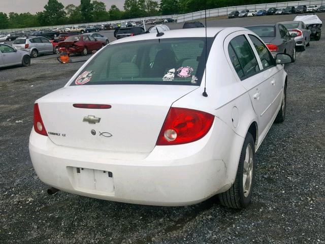 1G1AT58H197177513 - 2009 CHEVROLET COBALT LT WHITE photo 4