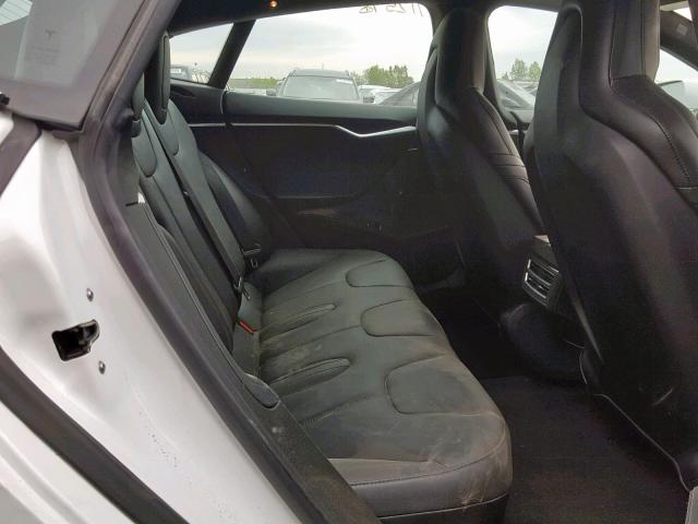 5YJSA1E28FF119866 - 2015 TESLA MODEL S თეთრი ფოტო 6