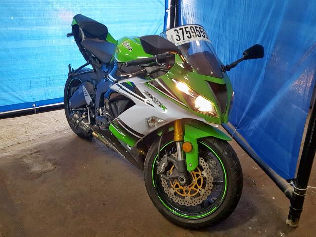 JKBZXJE12FA015599 - 2015 KAWASAKI ZX636 E GREEN photo 1