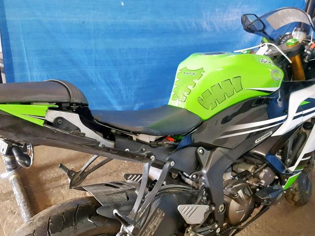 JKBZXJE12FA015599 - 2015 KAWASAKI ZX636 E GREEN photo 9