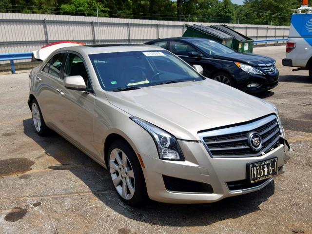 1G6AG5RX7D0140987 - 2013 CADILLAC ATS BEIGE photo 1