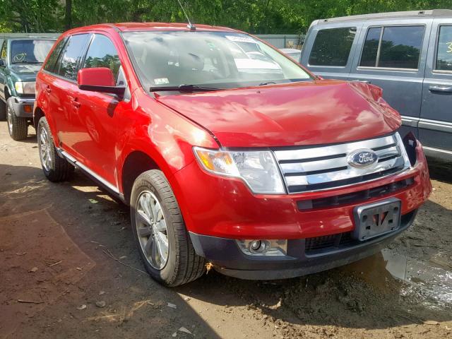 2FMDK4JC9ABA78283 - 2010 FORD EDGE SEL RED photo 1