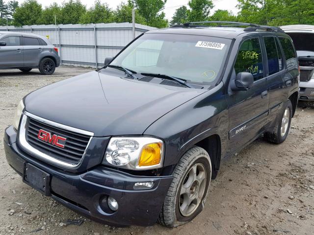 1GKDT13S232269299 - 2003 GMC ENVOY BLACK photo 2