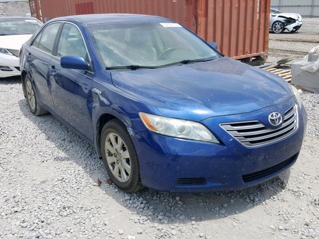 4T1BB46K19U069607 - 2009 TOYOTA CAMRY HYBR BLUE photo 1