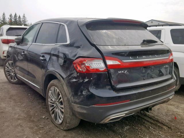 2LMTJ8LRXGBL28134 - 2016 LINCOLN MKX RESERV BLACK photo 3